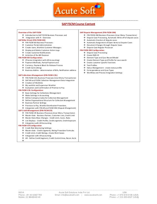 Sap Fscm Pdf